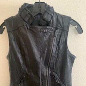 Black Leather vest